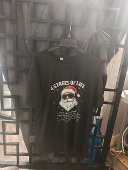 Holiday T-shirt  Christmas Santa Slogan