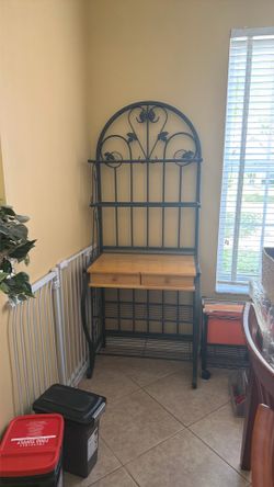 Bakers Rack Plant Stand Shelves