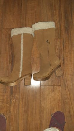 Ralph Lauren knee high boots size 7