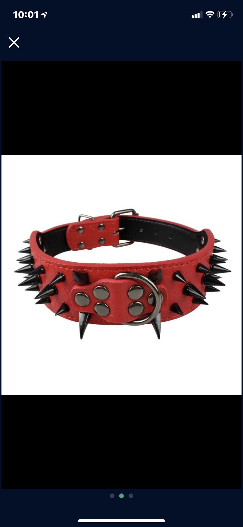 Different Dog Collar Size Med/Large