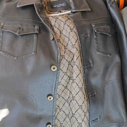 Vintage Leather Style Jacket 