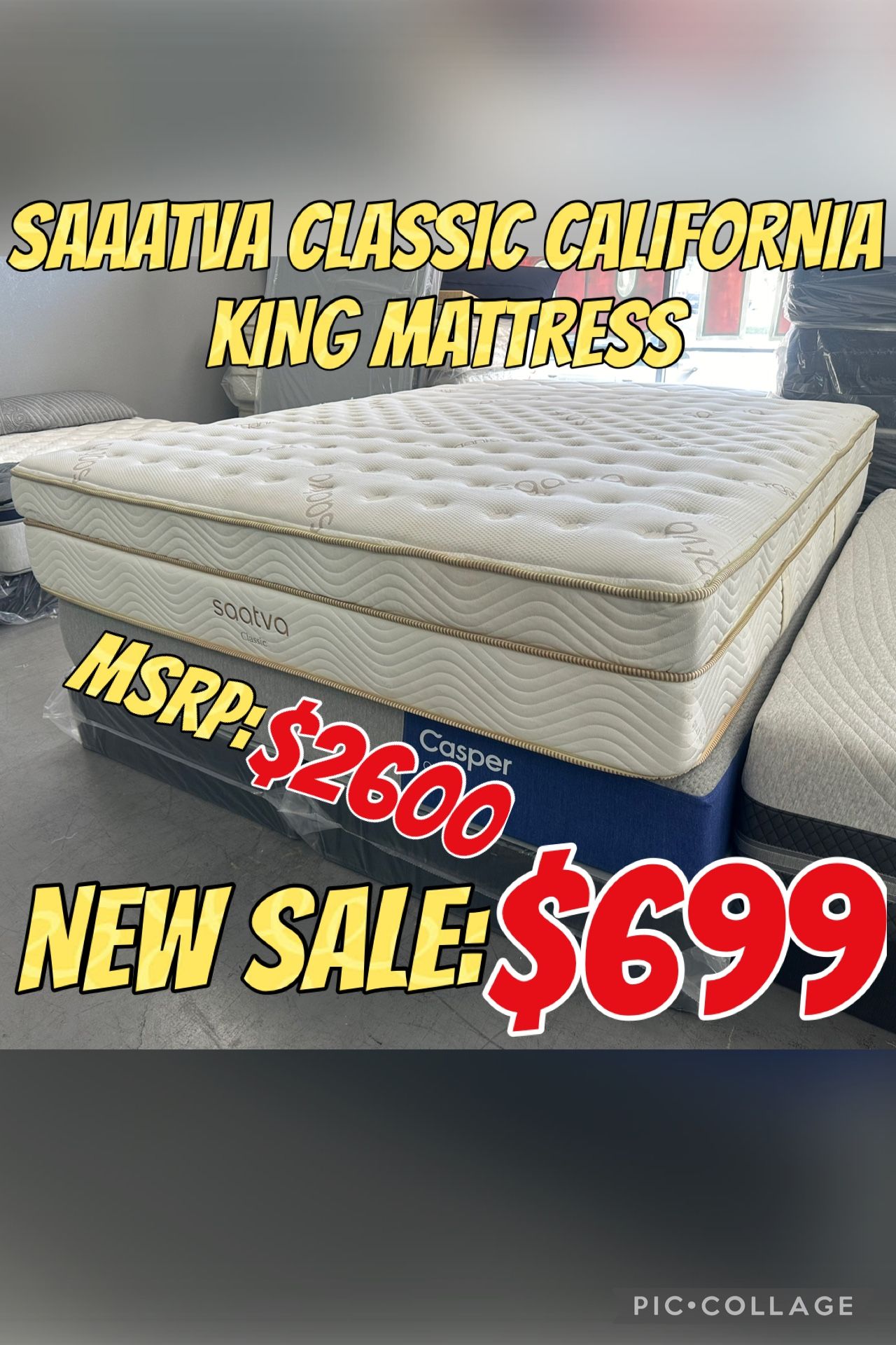 SAAATVA CLASSIC CALIFORNIA KING MATTRESS