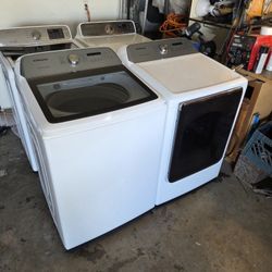 Samsung Washer And Electric Dryer Large Capacity 