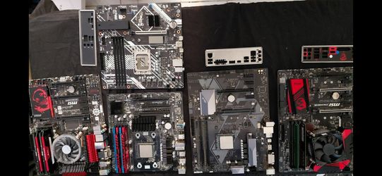 PC Motherboard Bundle Deal (Lot of 5) - All Tested & Working! (ASUS, MSI, ASRock, Intel & AMD)