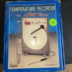 Supco temperature recorder