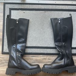 New Teaieui Knee High Boots For Women Size 8