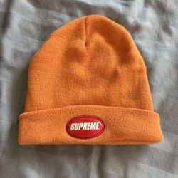 RARE Supreme Beanie – Orange (Brand New)