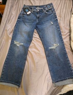 New Silver brand womans boyfriend jeans size 27