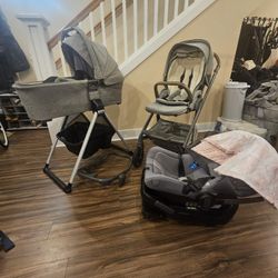 Stroller Bassinet Car Seat Combo