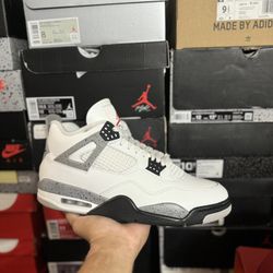 2025 Jordan White Cement 4s size 12 VNDS