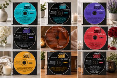 Classic Soul Ballads CD Collection – 9 Discs