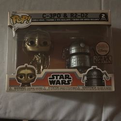 Funko Pop! Disney: Star Wars Concept – C-3PO & R2-D2 (Exclusively at Disney) 2-Pack Bobble-Heads Vinyl Figures