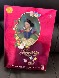 Snow, White Barbie doll