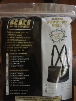 Back supper belt