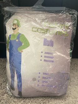 New Instant Costumes Mario (Luigi )Halloween Costume