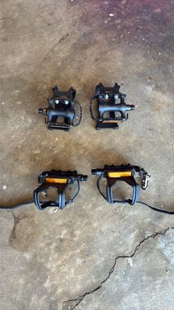 FREE 2 Sets of Bicycle Toe Clip Pedals