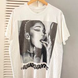 Ariana Grande Sweetener Thank U Next Concert Tour T-shirt White Sz Large