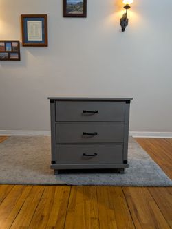Grey dresser drawers
