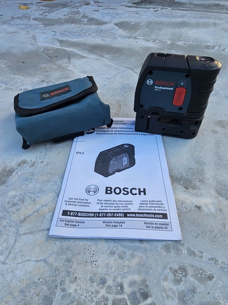 Bosch professional GPL3 self leveling laser