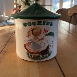 Old Antique Cookie Jar