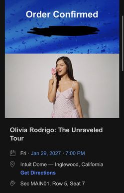 1 Olivia Rodrigo Inuit dome 1/29