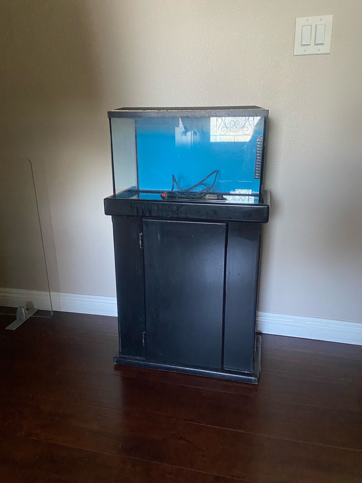 10 gallon aquarium and stand