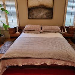 California King Bed Frame & Drawer Chest *USED CONDITION*