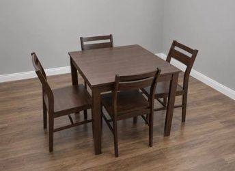 New 5 Piece Space Saving Kitchen Dining Set