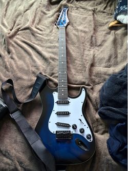 BCP guitar with amp