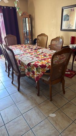 with six chairs Dining kitchen table with six chairs
