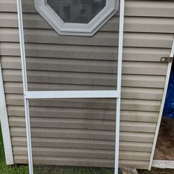 Half Size Screen Door Screens Left