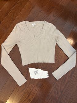 Ribbed Long sleeve- M