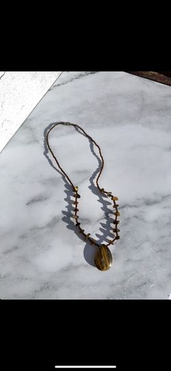 Tiger’s Eye Stone Necklace