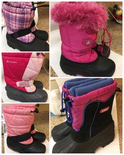 Girls new to great condition winter snow boots