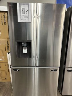 LG French Door Refrigerator Take It Home In Payments Read Description