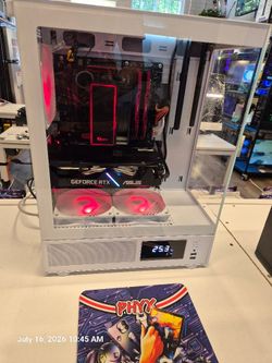 GAMIDAS White Gaming PC - 3.6 i9-9900k, MSI B360 Gaming Plus Motherboard, 16GB RAM, ASUS GeForce RTX 2060 6GB GDDR6, 512GB SSD + 2TB HDD, WIFI 6 + BT 