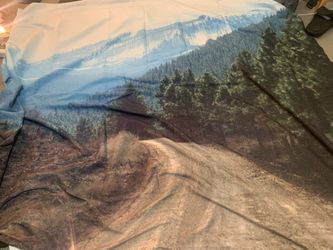 PNW Forest Adventure III - Nature Photography Wall Tapestry  68" x 80"