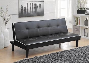 Black SOFA BED/ Sofa Cama Negro 🔥🔥NEW IN BOX!!!