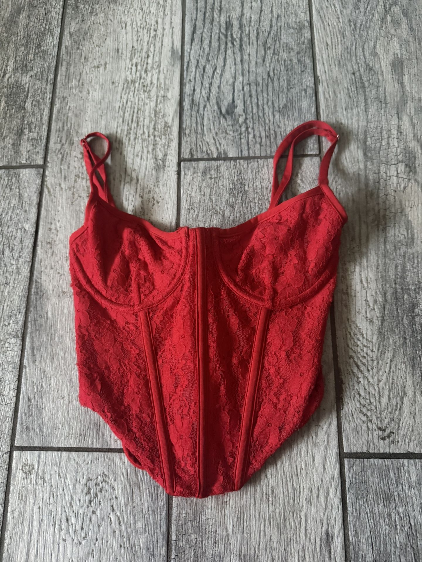 Red corset