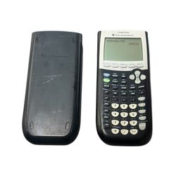 Texas Instruments TI-84 Plus Graphing Calculator - Black Tested Works Clean