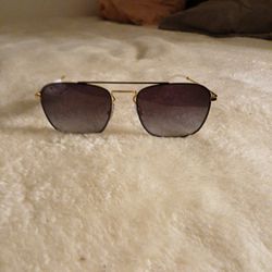 Authentic Ray Ban 3588 Gold/Black Unisex Sunglasses