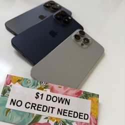 Apple IPhone 15 Pro Max 5G - Only $1 Today Pay The Rest Later! 