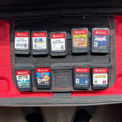 Nintendo Switch game lot - Smash, Pokken, Marvel UA3, Minecraft, Hogwarts, more
