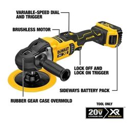 Dewalt variable Spped Rotary Polisher DCM849B Tool only