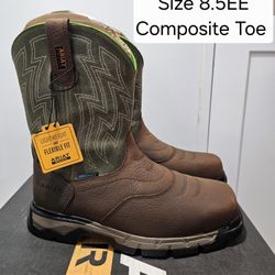Ariat Composite Toe Work Boots Size 8.5EE 