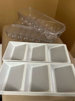 3 Egg Containers & 2 Spice Racks