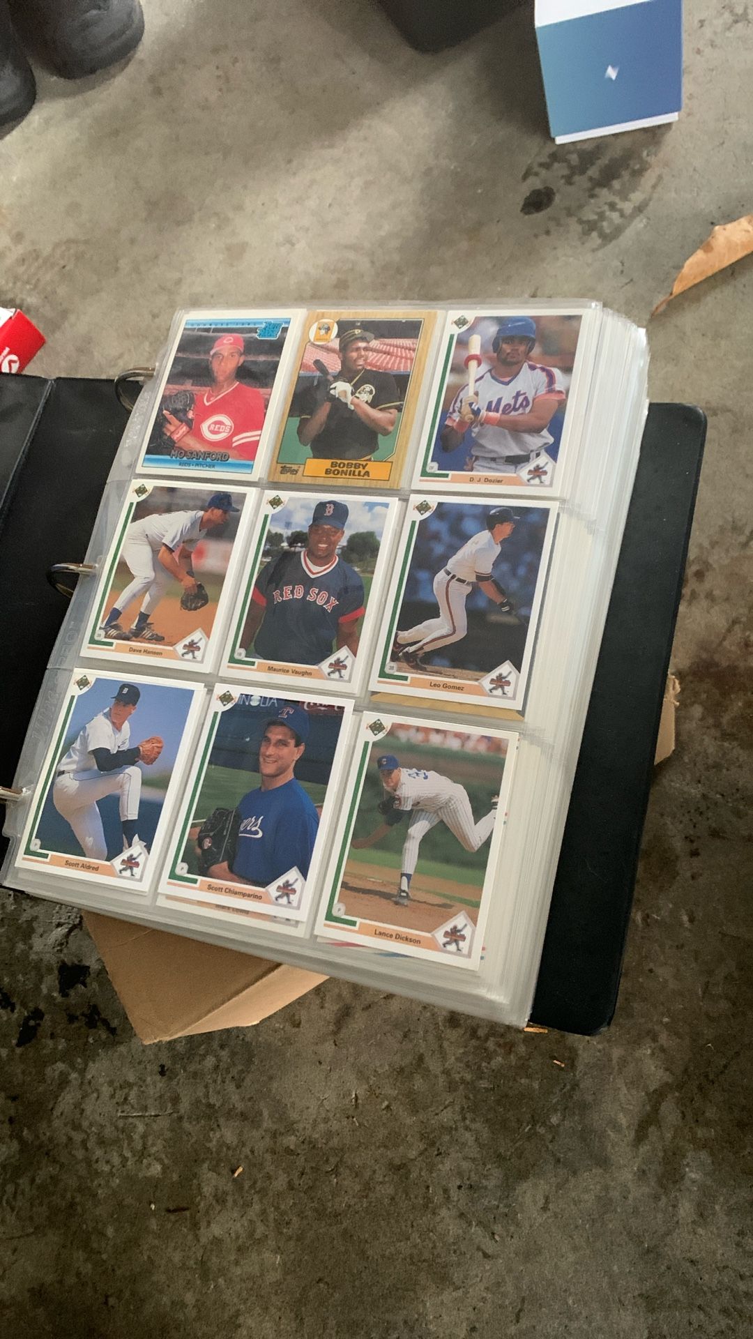 Baseball Cards Binder