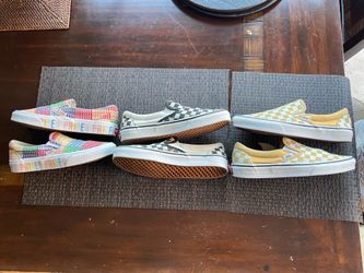 Vans shoes slip on canvas lot  (40 for all )