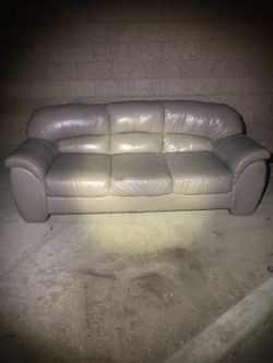 Leather couches