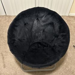 Black Circle Chair 